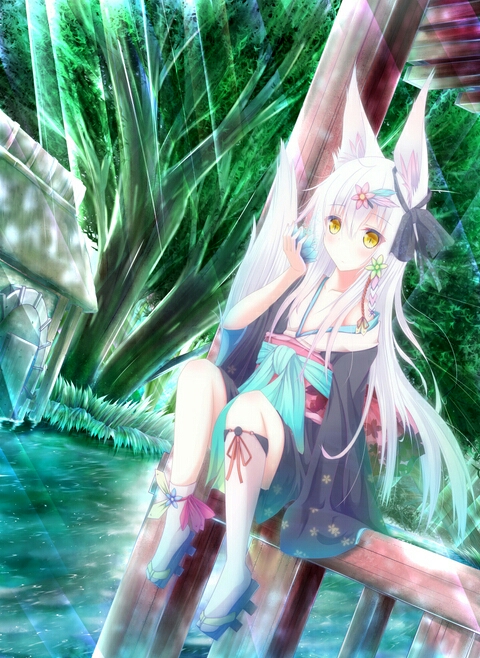 侵删. 二次元,美少女,萌妹,美图,动漫 兽耳娘 p站 pixiv