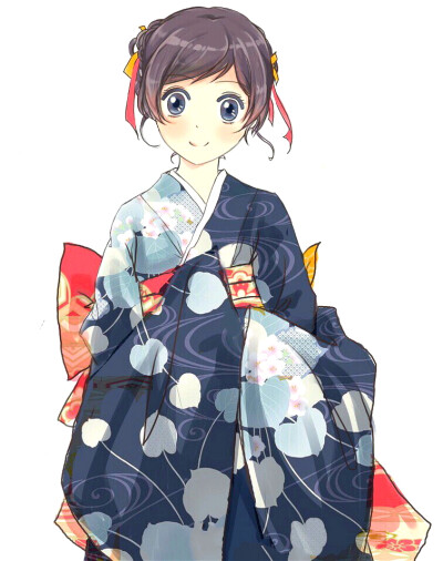 奈奈生 桃园奈奈生 元气少女缘结神 御影神社 和服 二次元 动漫 锁屏
