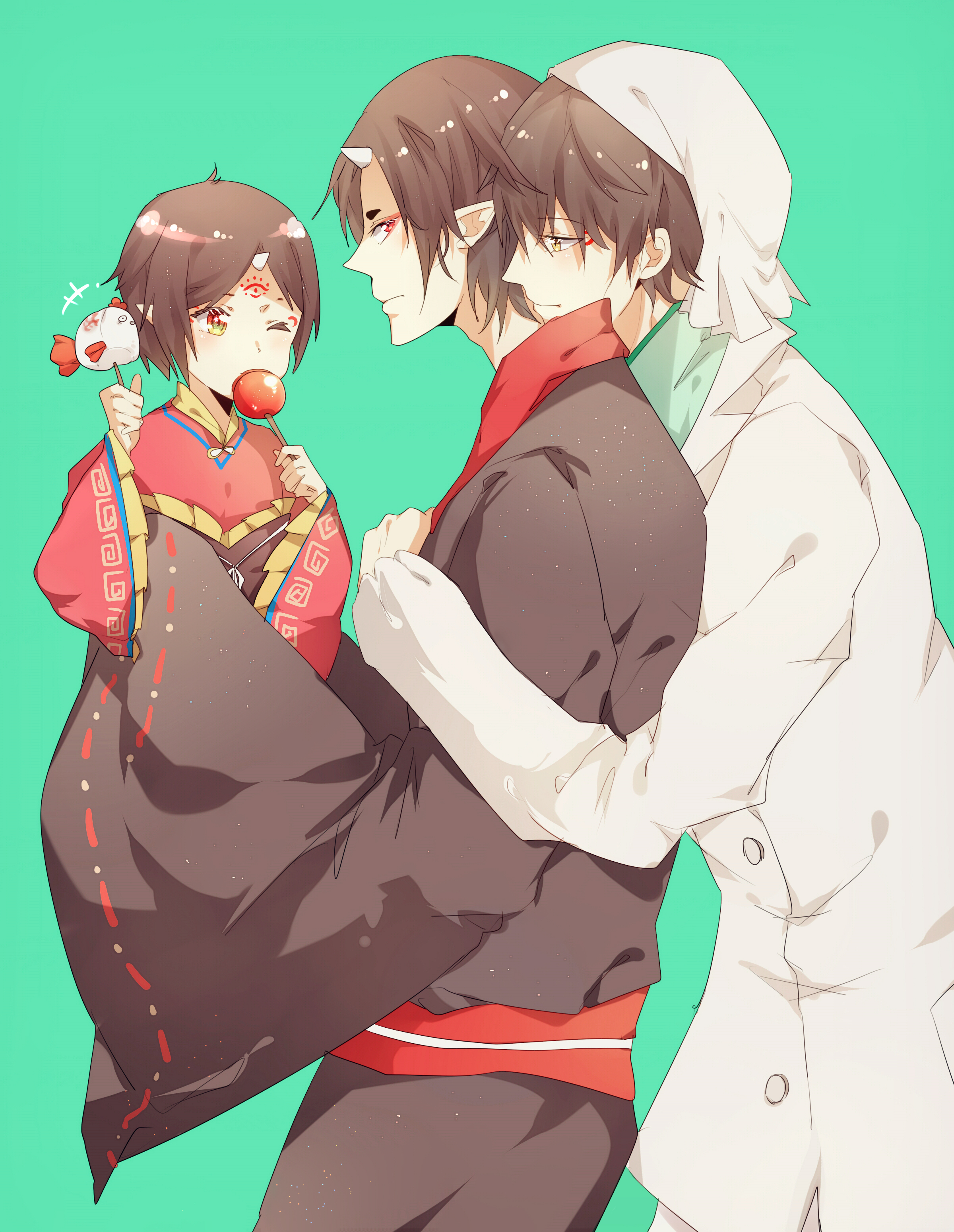 damn中二病~~鬼灯的冷彻,不得不爱的一对