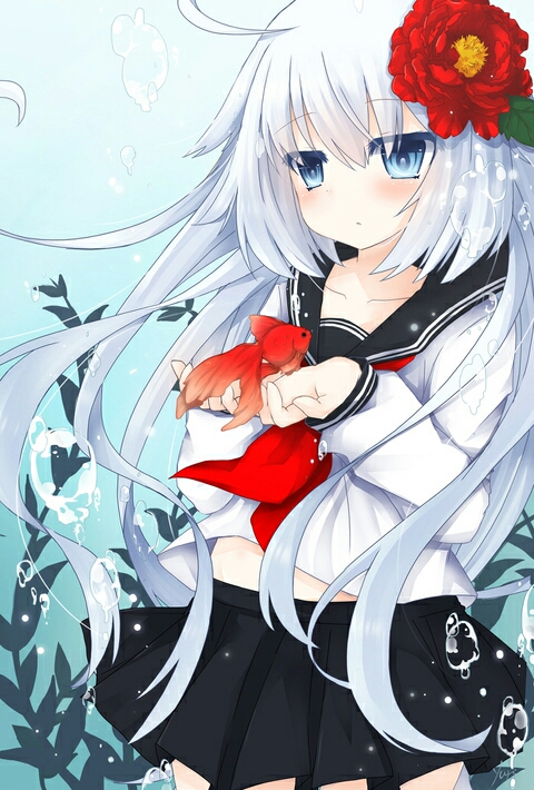 图片来源于p站,侵删致歉. 二次元,动漫,美少女,少女,萝莉,动漫,同人