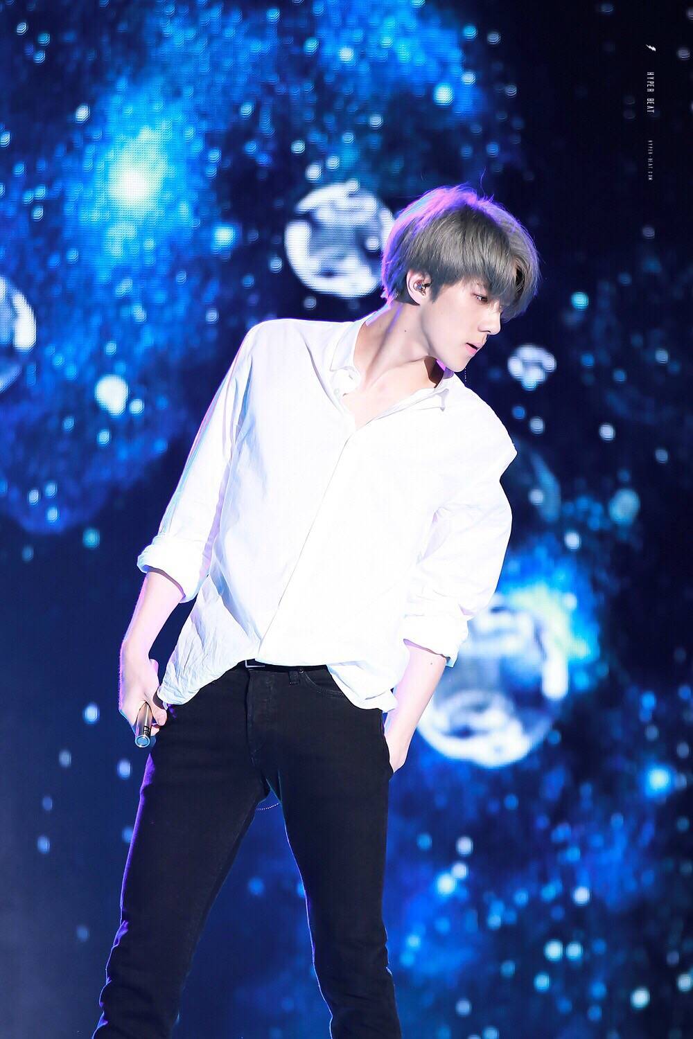 exo sehun世勋 银发