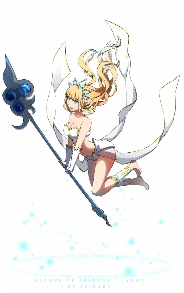 [ 英雄联盟lol] 暴风之怒 风女lol 皮肤鉴赏 by 颜艺少女鹿qvq