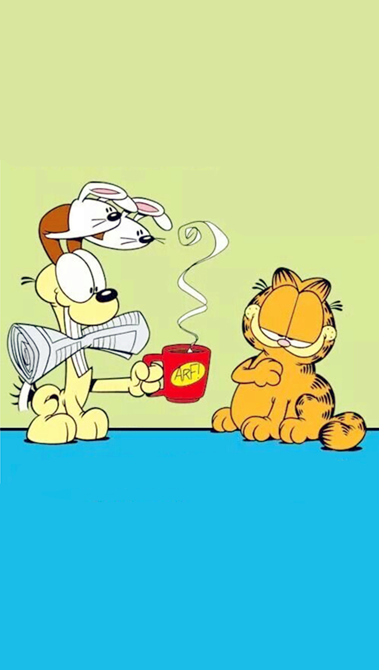 iphone 壁纸 加菲猫 garfield