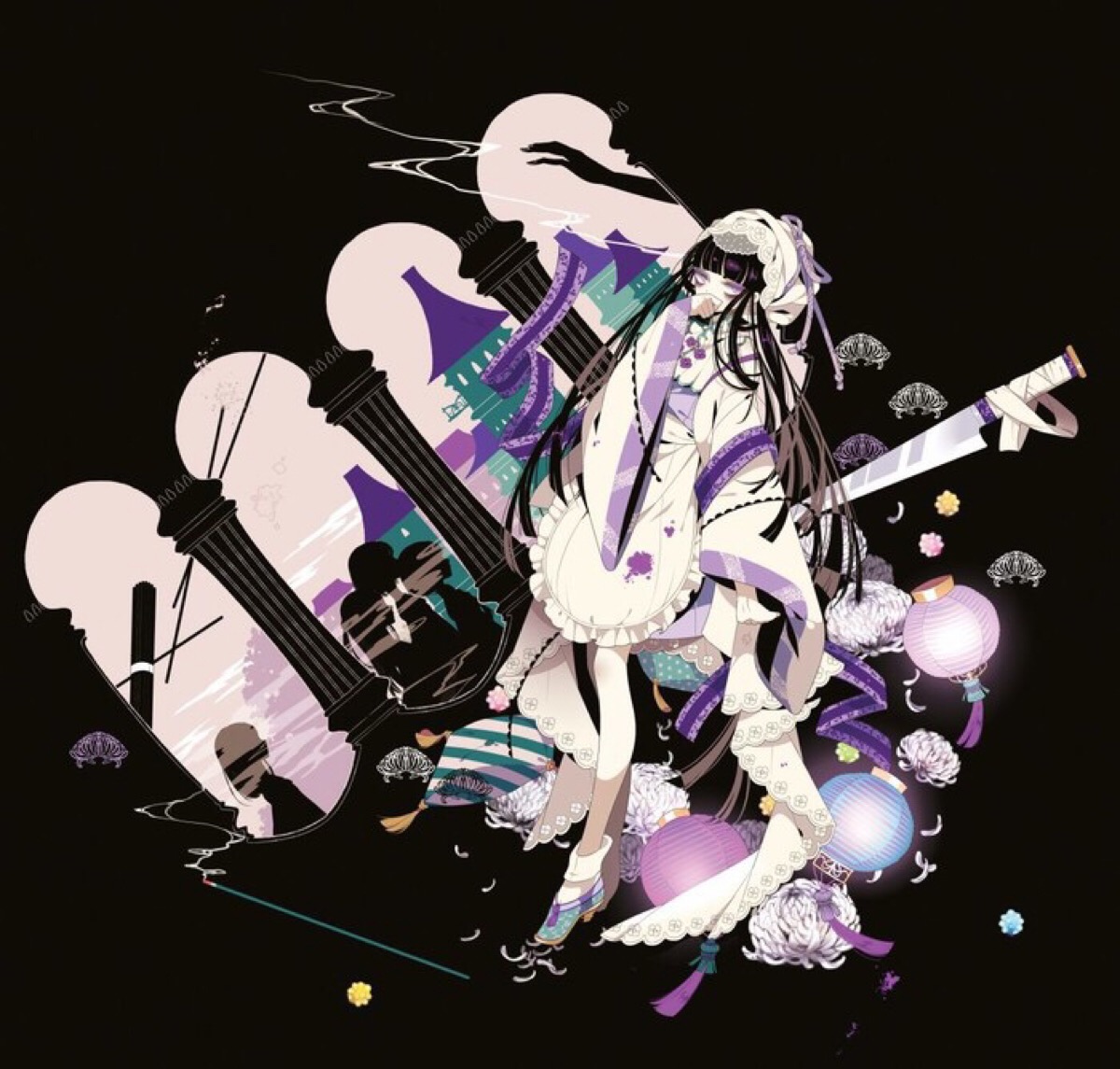 keeggy 黑童话 傀儡童话 插画