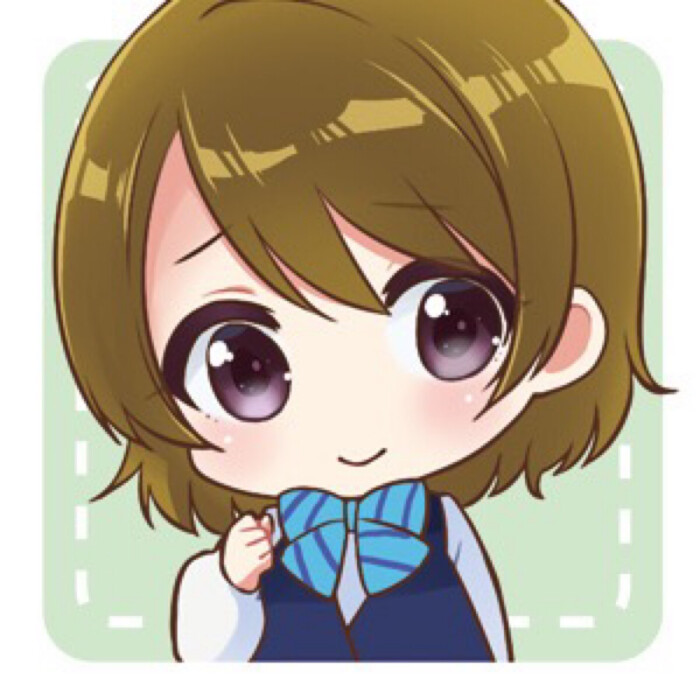 lovelive;love live の小泉花阳;动漫女头;头像;二次元女头;邪教;q版