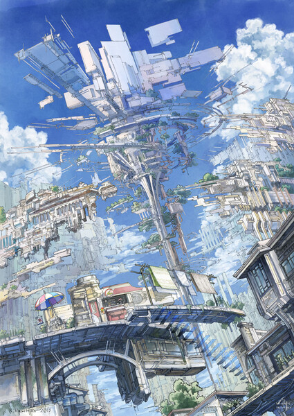 p站 动漫壁纸插图风景图