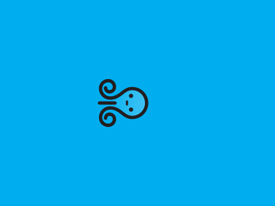 蓝环章鱼动图图片