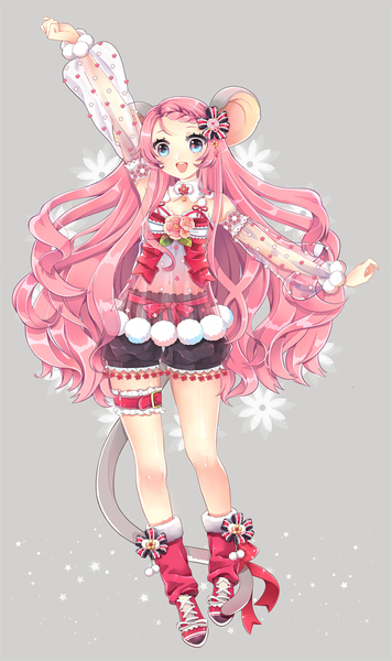 动漫 插画 少女 封面 头像 人物 p站 二次元 壁纸 弄人 老鼠拟人 id=