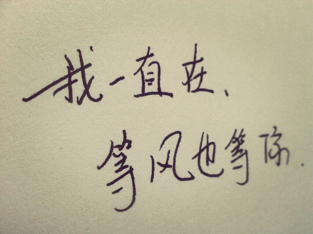 我一直在,等风也等你.关注安.2015.09.24.
