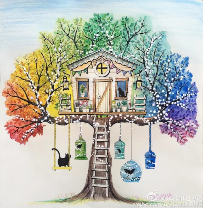 秘密花园简单好看