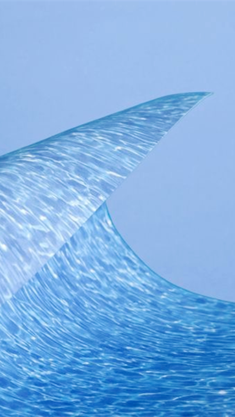 iphone 壁纸 简约 蓝色 blue