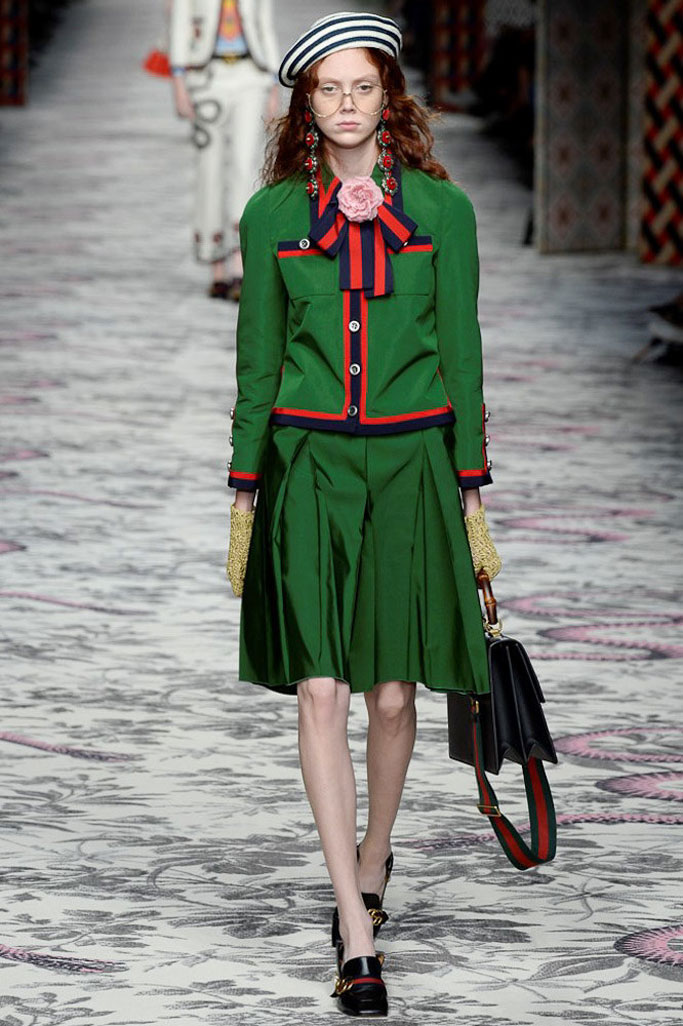gucci 米兰2016春夏系列时装秀