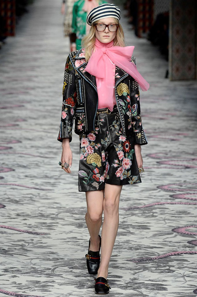 gucci 米兰2016春夏系列时装秀