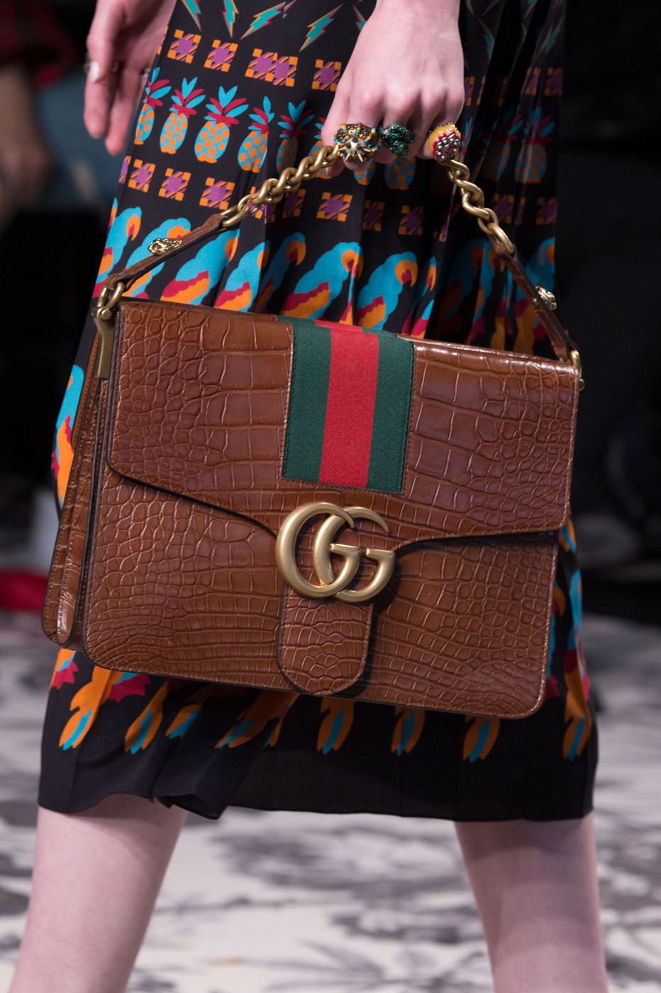 gucci milan spring 2016 时尚搭配 欧美 秀场 包