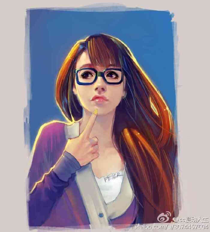 人设cg视频美女厚涂欧美眼美人水墨…-堆丰臀油画眼镜美女图片