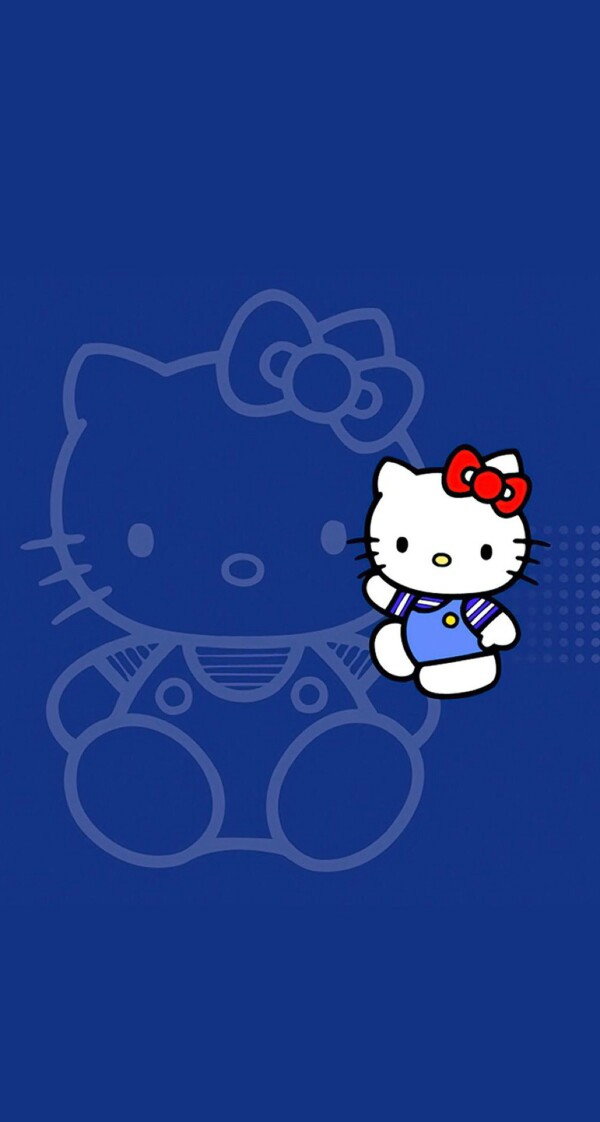 hello Kitty蓝色,hellokitty壁纸蓝色 hello kitty#kitty控#sanrio#可爱#wallpaper#手机壁纸
