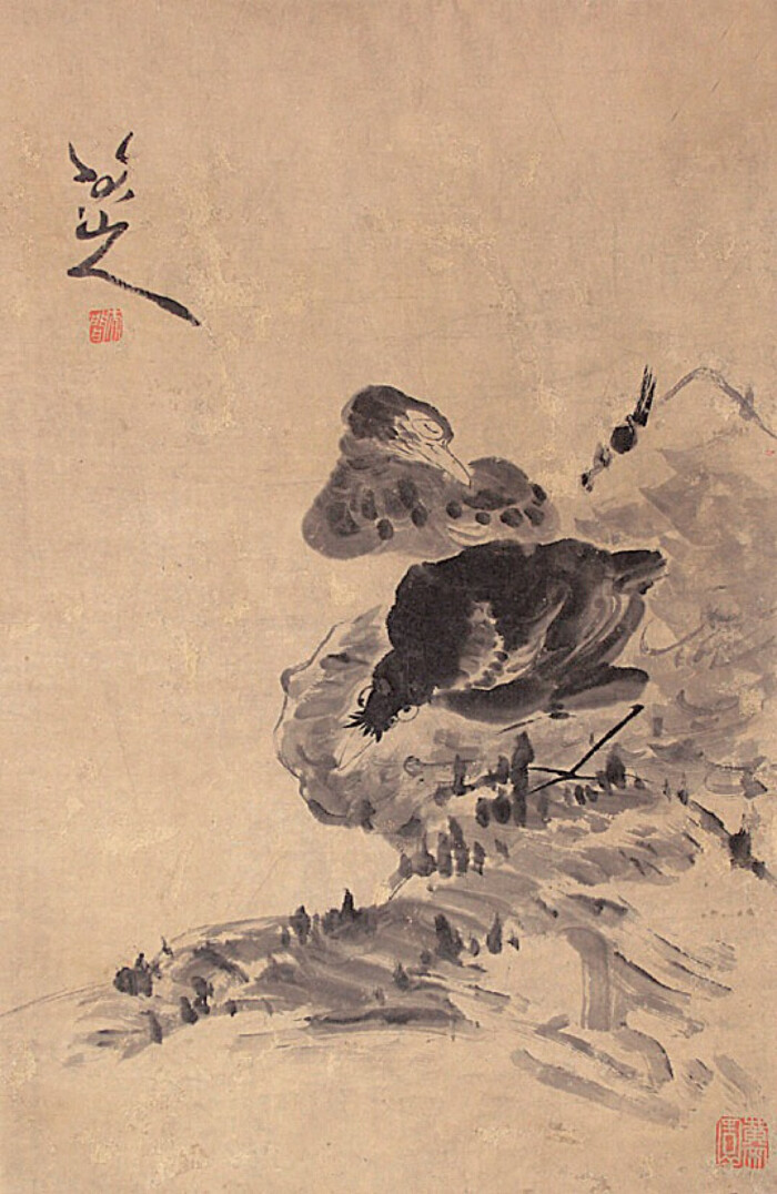 八大山人书画作品欣赏