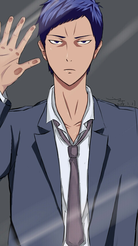 黑子的篮球#青峰大辉#把阿大关进屏幕里#动漫#二次元#美少年#高清