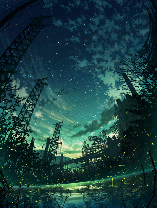 水粉 色彩 动物 水墨 小清新 漫画 风景 自然 星空 二次元 治愈系