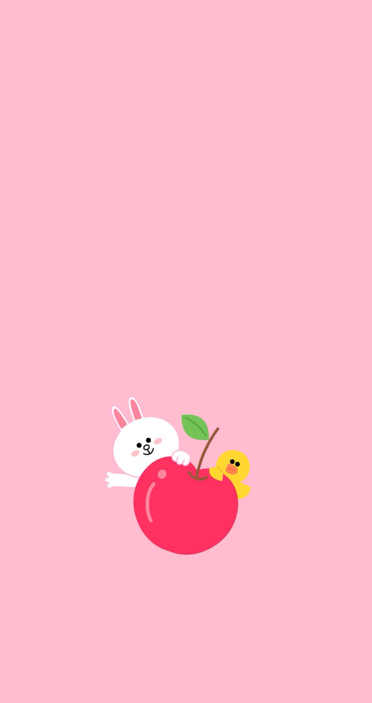 line friends 高清手机壁纸 可妮兔 布朗熊