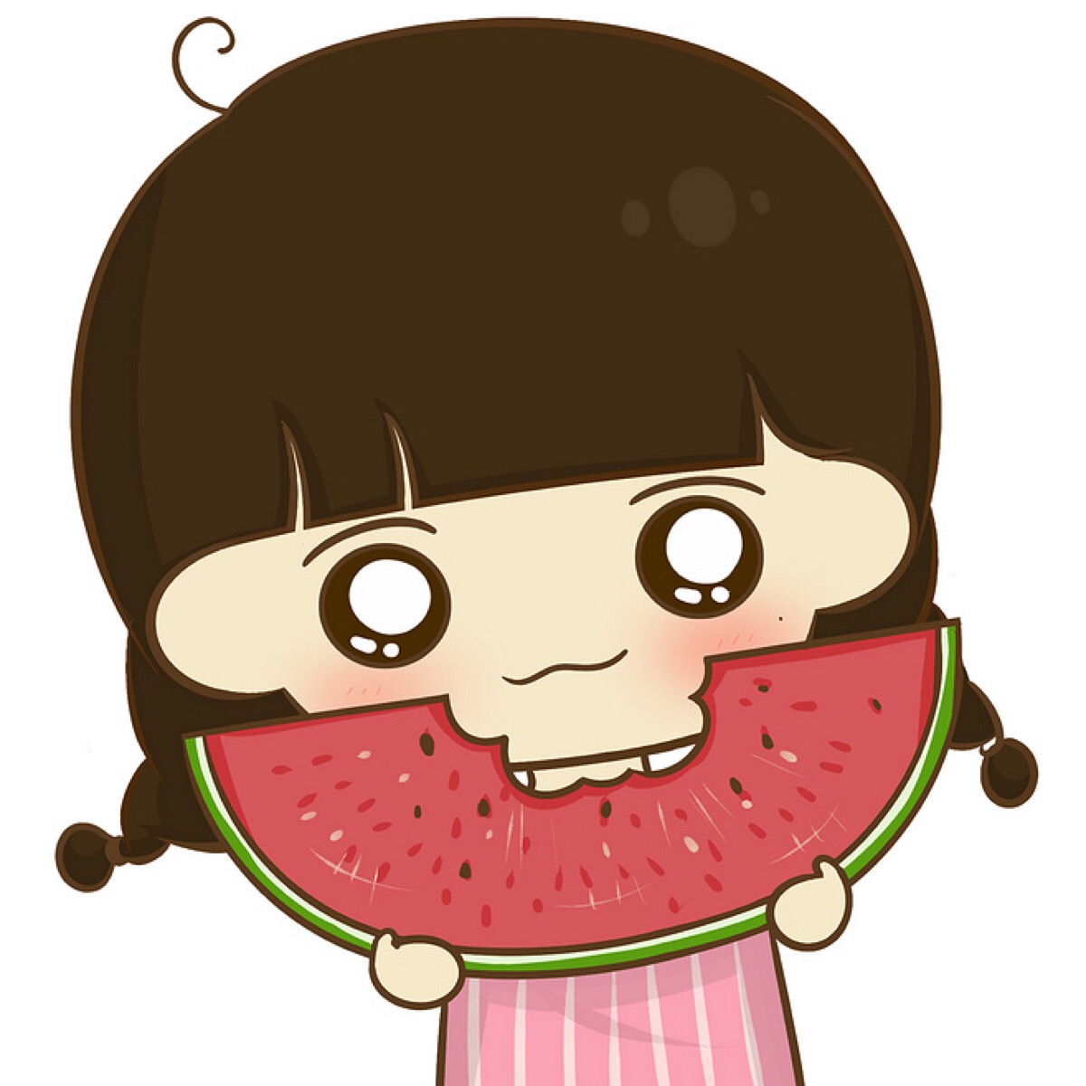 小希吃西瓜