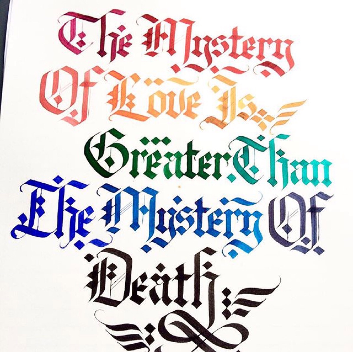 哥特体 gothic via ins