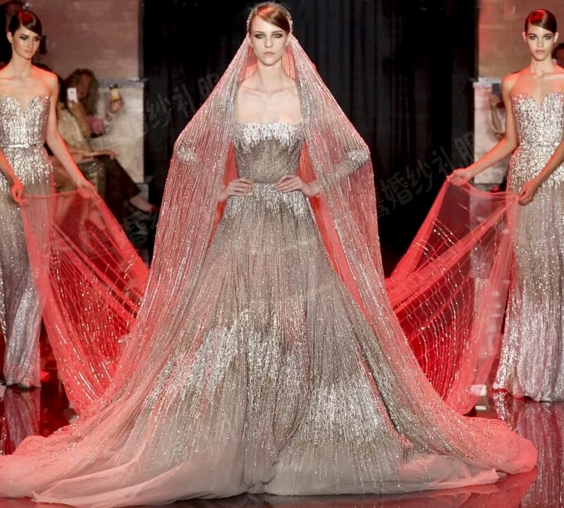 eliesaab婚纱,eliesaab高定婚纱 eliesaab同款贵族皇室奢华婚纱礼服