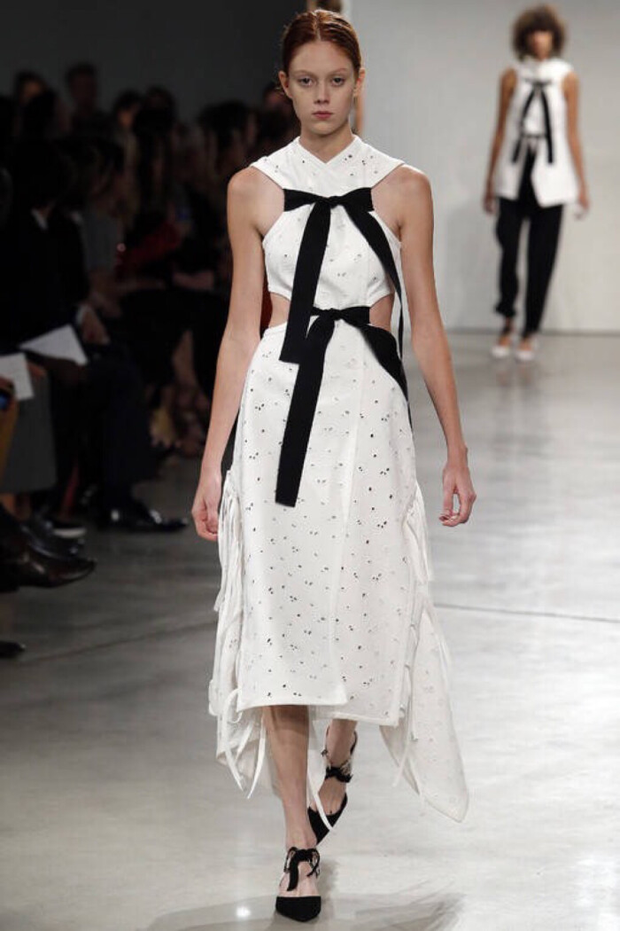 proenza schouler s/s 2016 经典的黑白配色