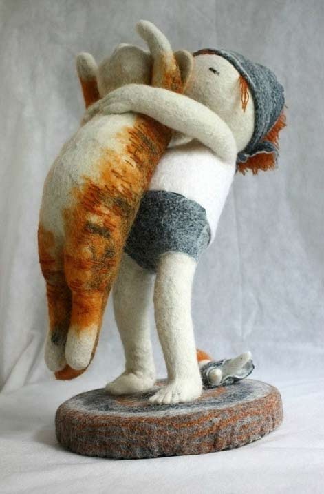 令人称赞的羊毛毡工艺品.俄罗斯工艺大师伊丽娜,安德列娃作品