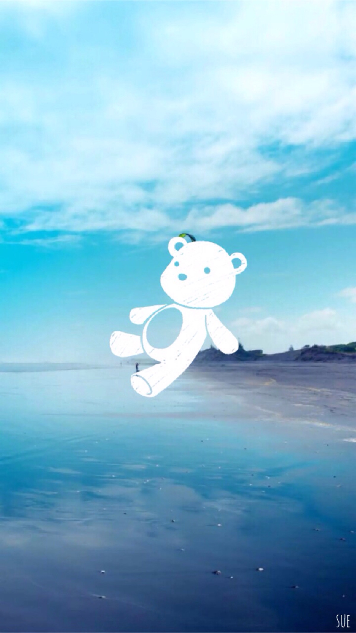 sue绘画 欧美 手绘 小清新 人物 请勿抹去签名 sue制作 iphone壁纸