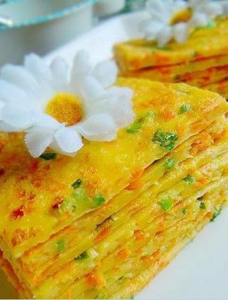 胡萝卜鸡蛋饼