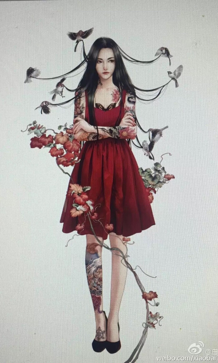 张小白唯美插画