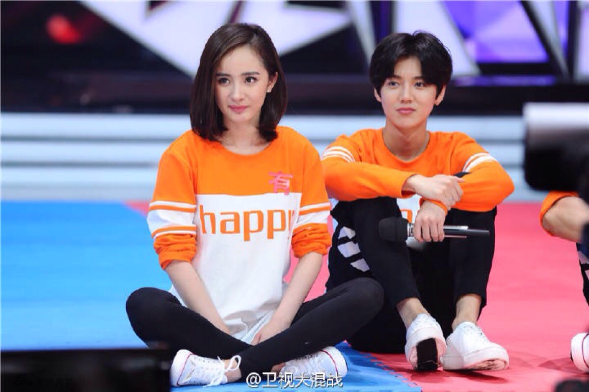 鹿晗 杨幂#快乐大本营