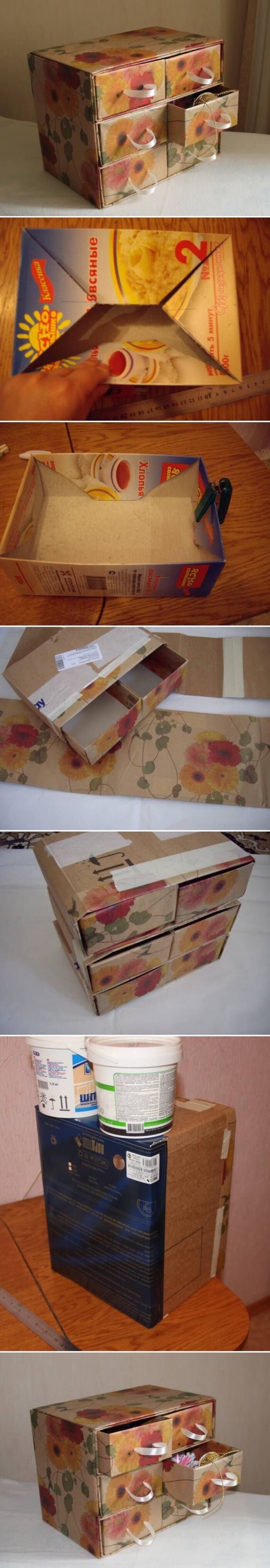 纸盒子废物利用图片