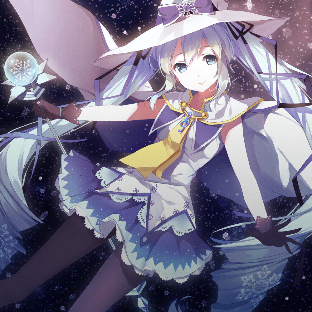 【雪初音】 亚种 铃兰 二次元 少女 v家 魔法少女miku