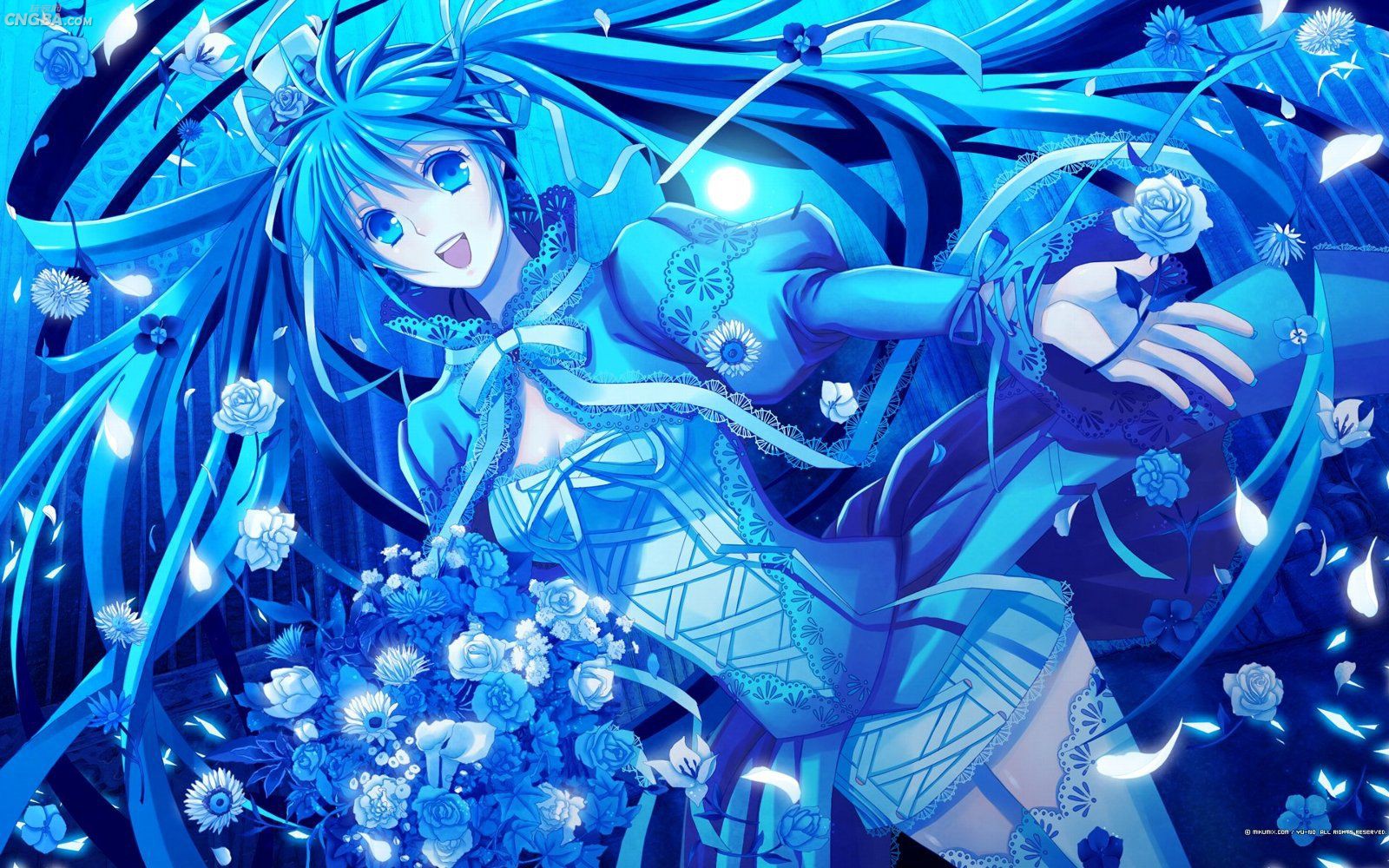 初音未来 歌姬 动漫 二次元 萌 可爱 唯美 梦幻 头像 女生 美少女 权