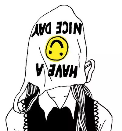 『复古 文艺 意境 手绘森系头像 女头』/微博@酒笙清栀