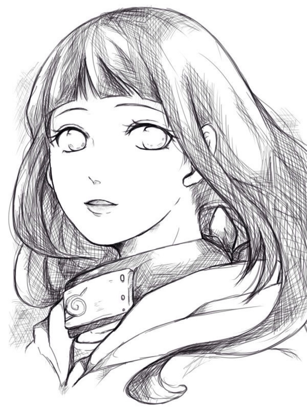 火影忍者#雏田 手绘
