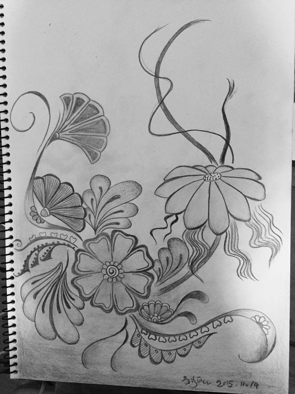 铅笔画 