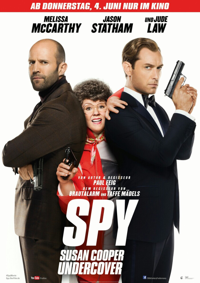 《女间谍》《spy》美式轻喜剧.