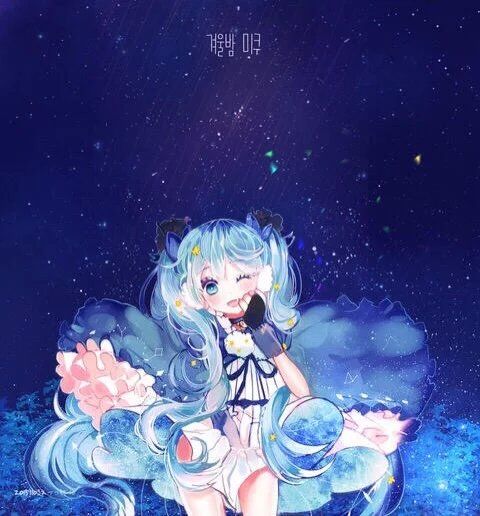 冬の夜ミク 初音未来 动漫美少女 壁纸 插画 封面 美图 v家 p站 板绘