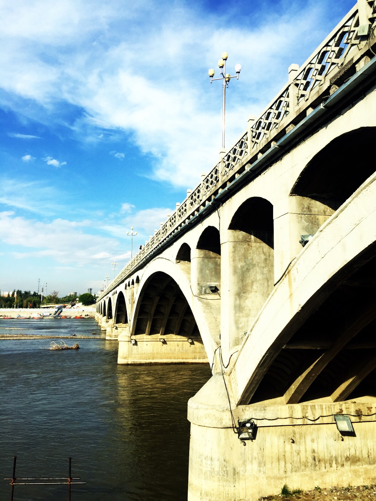 伊犁河大桥老照片图片