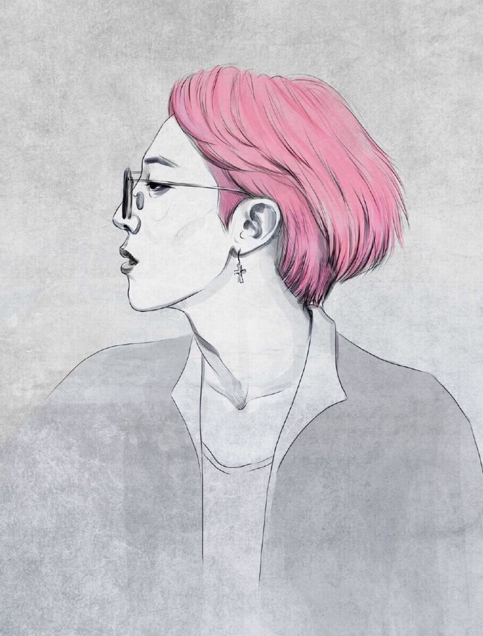 g-dragon 权志龙 gd#手绘系列图 cr:logo