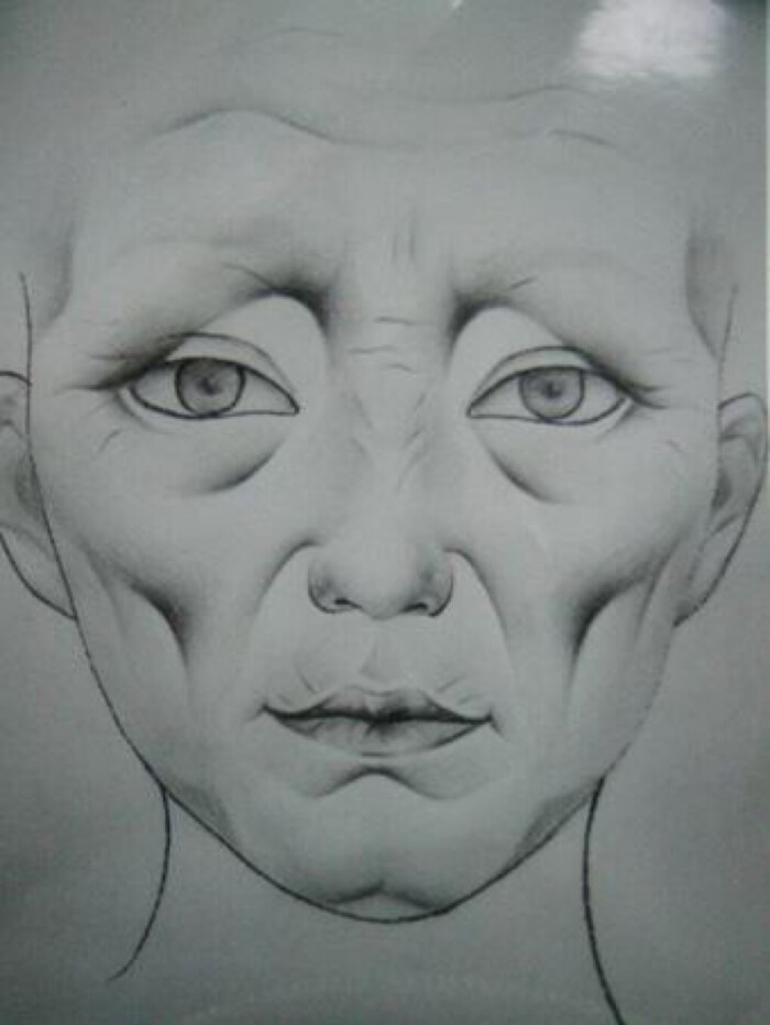 老人妆效