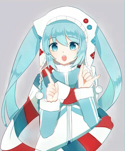 雪初音 初音miku 很漂亮的眼睛