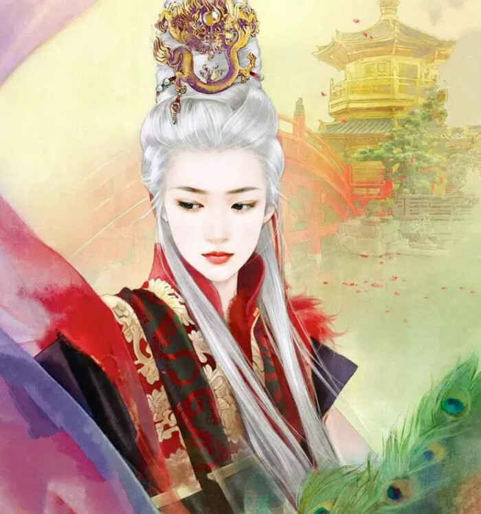 古装手绘女子