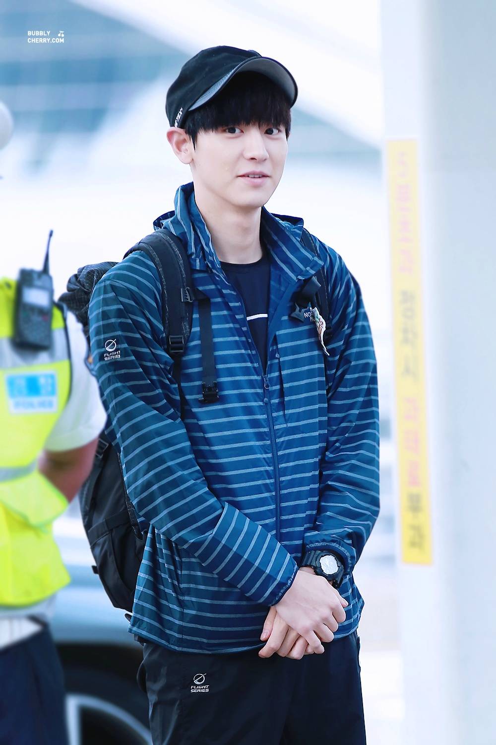 exo 朴灿烈 机场秀