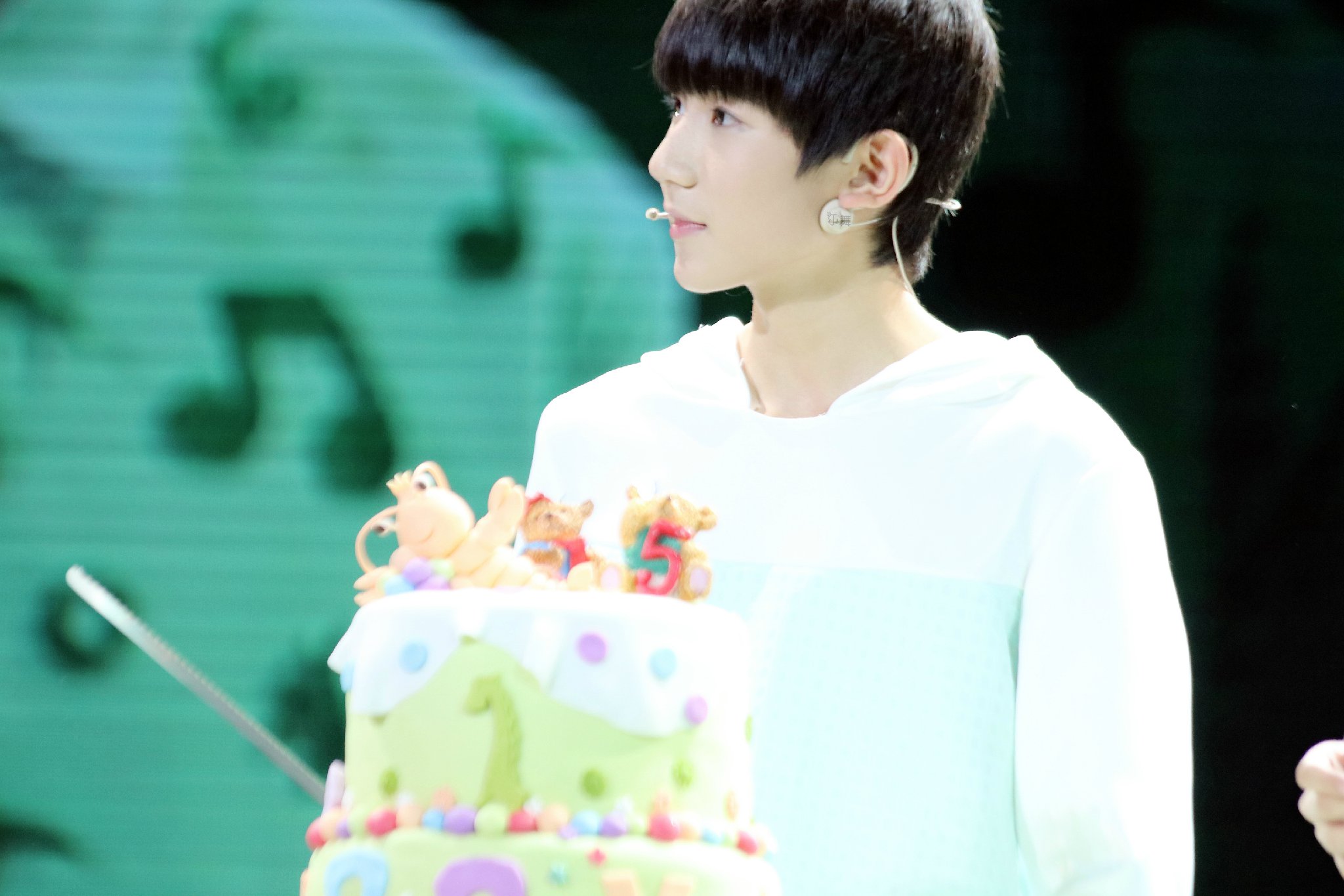 tfboys王源 151108 森林小夜曲生日会 cr:桃花源里的轻松熊-小舞