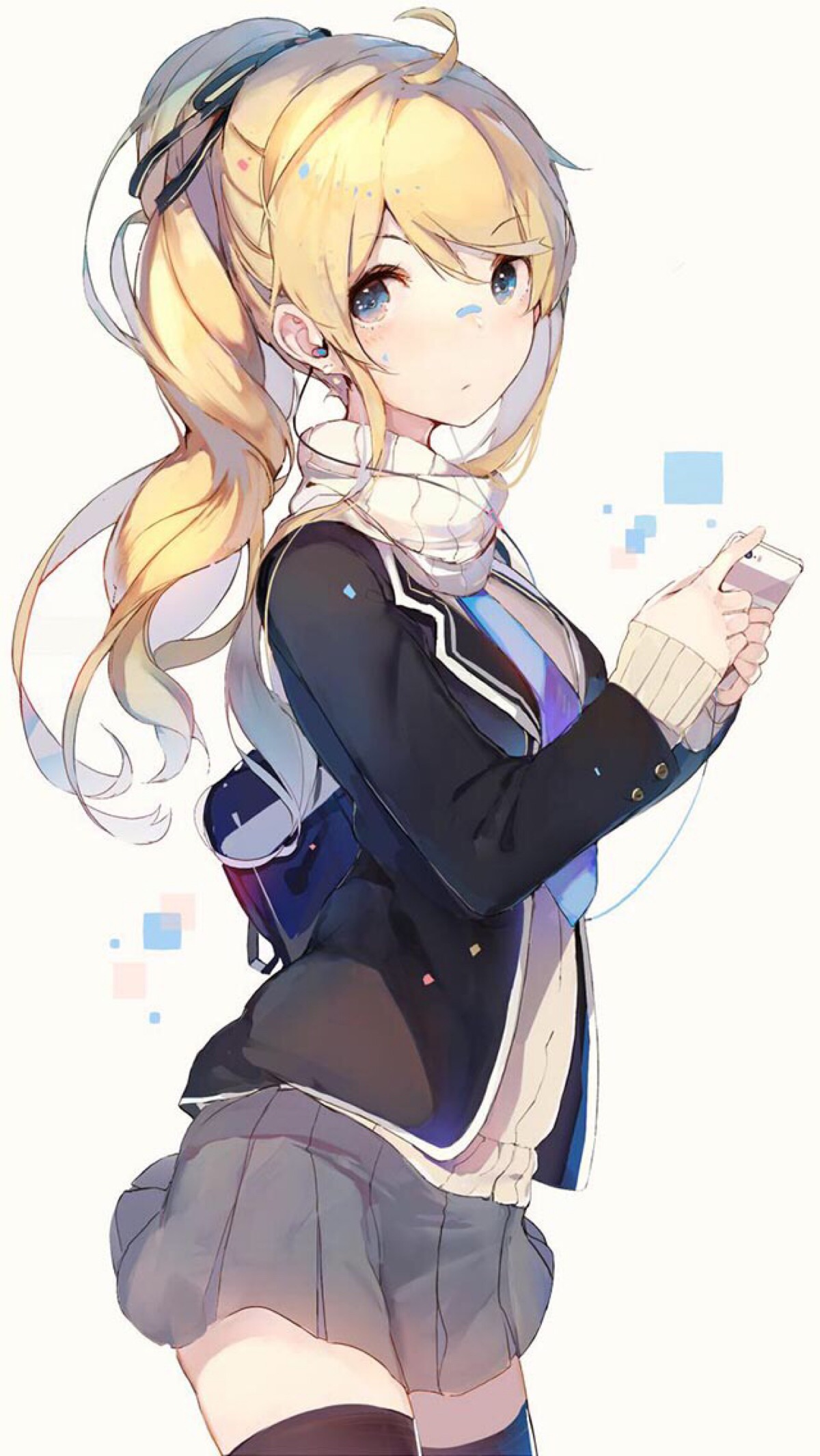 二次元 动漫 萌娘 手绘 壁纸 iphone壁纸 嗯,个人喜欢的动漫素材.