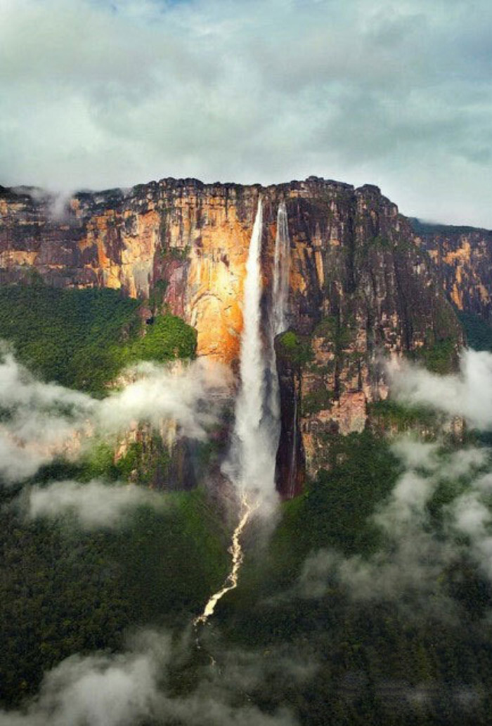世界上落差最高的瀑布